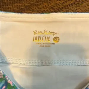 Jupe Sportive Lilly Pulitzer Zadora - Taille S, Motif Aqua, Occasion Parfait état